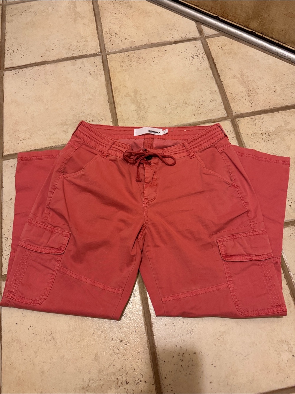 Sonoma Coral Cargo Capris